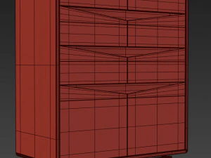 dresser nightstand sideboard louis sam wright 3D Model