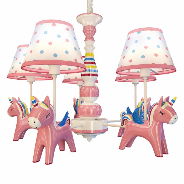 chandelier in the nursery orcinus orca childrens lighting store 3D Model .c4d .max .obj .3ds .fbx .stl .blend 