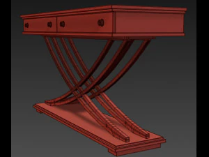 console dresser hooker palisade 3D Model