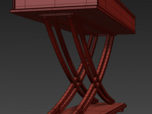 console dresser hooker palisade 3D 模型