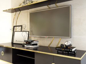 fererro tv console the sofa chair company Modello 3D