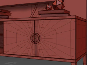 fererro tv console the sofa chair company 3D Model