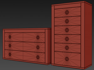 fererro dresser the sofa chair company 3D Model
