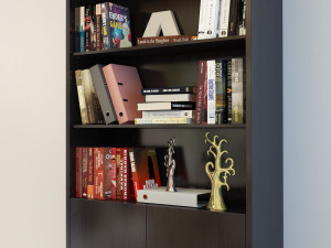 fererro bookcase cabinet the sofa chair company 3D Модель