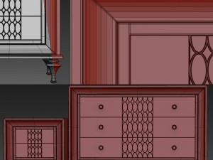 dresser nightstand mugali galiano emocion Modelo 3D