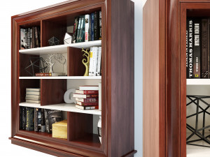 mugali bookcase shelving galiano emocion 3D Model
