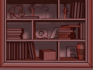 mugali bookcase shelving galiano emocion 3D Model