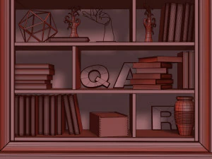 mugali bookcase shelving galiano emocion 3D Model