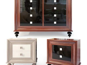 ムガリ ドレッサー ナイトスタンド ガリアーノ エモシオン 3Dモデル