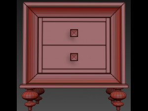 mugali dresser nightstand galiano emocion 3D 模型