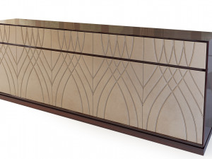 smania jersey rasha sideboard console - dresser 3D Model