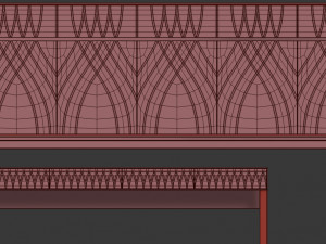 smania jersey rasha sideboard console - dresser 3D Model