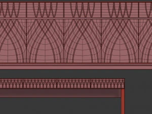 smania jersey rasha sideboard console - dresser 3D Model