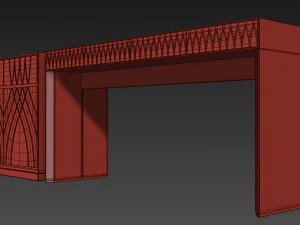 smania jersey rasha sideboard console - dresser 3D Model
