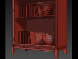 jason glass door cabinet Modèle 3D