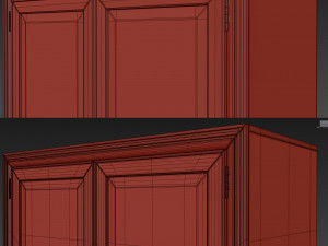 jason glass door cabinet Modèle 3D