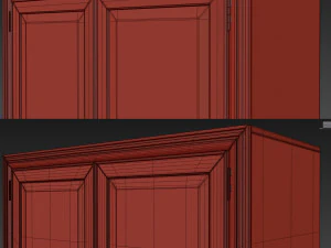 jason glass door cabinet 3D Model