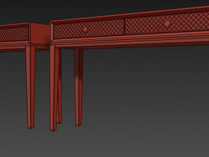 console - dresser laurent the sofa and chair company Model 3D