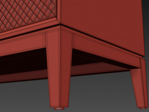 sideboard nightstand laurent the sofa and chair company 3D Model