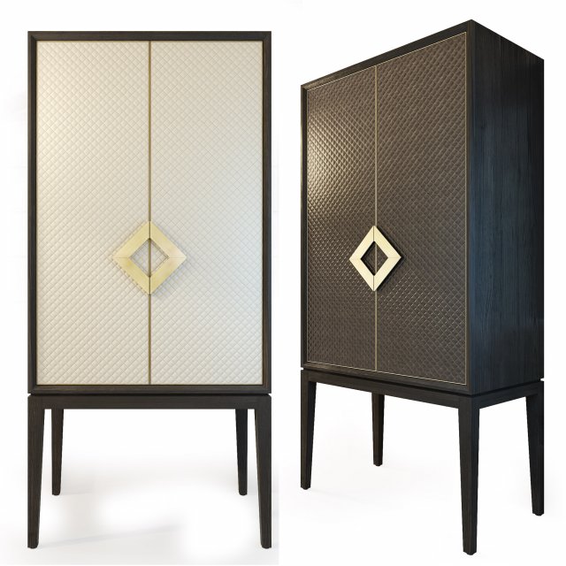 cabinet - sideboard laurent the sofa and chair company 3D 모델 .c4d .max .obj .3ds .fbx .stl .blend 