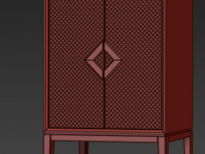 cabinet - sideboard laurent the sofa and chair company 3D 모델
