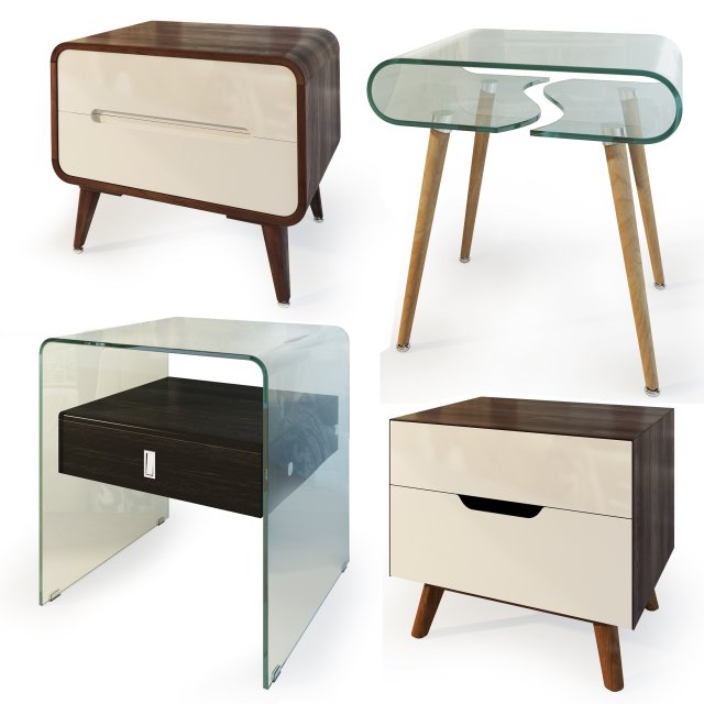 Night stand on sale table set