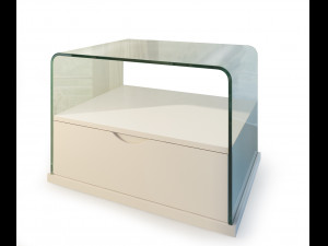 modern nightstand bedside table set 2 imodern 3D 模型