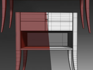 console jubilee selva nightstand dresser Model 3D
