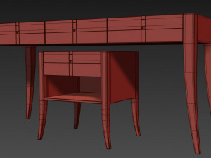 console jubilee selva nightstand dresser Model 3D