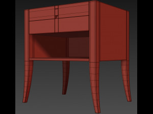 console jubilee selva nightstand dresser Model 3D