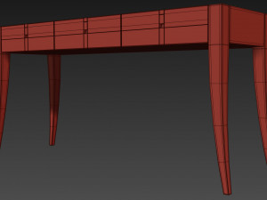 console jubilee selva nightstand dresser Model 3D