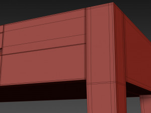 console jubilee selva nightstand dresser Model 3D