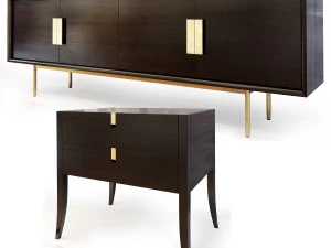 셀바 켄튼 사이드보드 나이트스탠드 쥬빌리 3D 모델