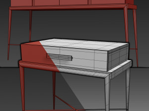console and bedside table langham the sofa chair 3D 模型