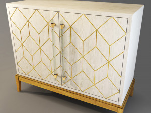 sideboard nightstand perrine bassett mirror Modelo 3D