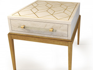 console perrine bassett mirror 3D Model