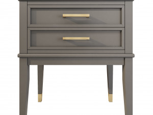 westerleigh dresser nightstand by cosmopolitan 3D Model
