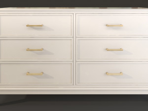 westerleigh dresser nightstand by cosmopolitan 3D Model
