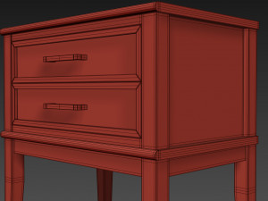 westerleigh dresser nightstand by cosmopolitan 3D Model