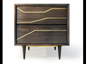 granjeno dresser bedside table by brayden studio 3D 모델