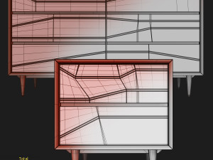 granjeno dresser bedside table by brayden studio 3D 모델