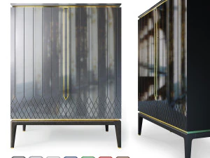 wardrobe bairo cabinet by ambicioni 3D Model