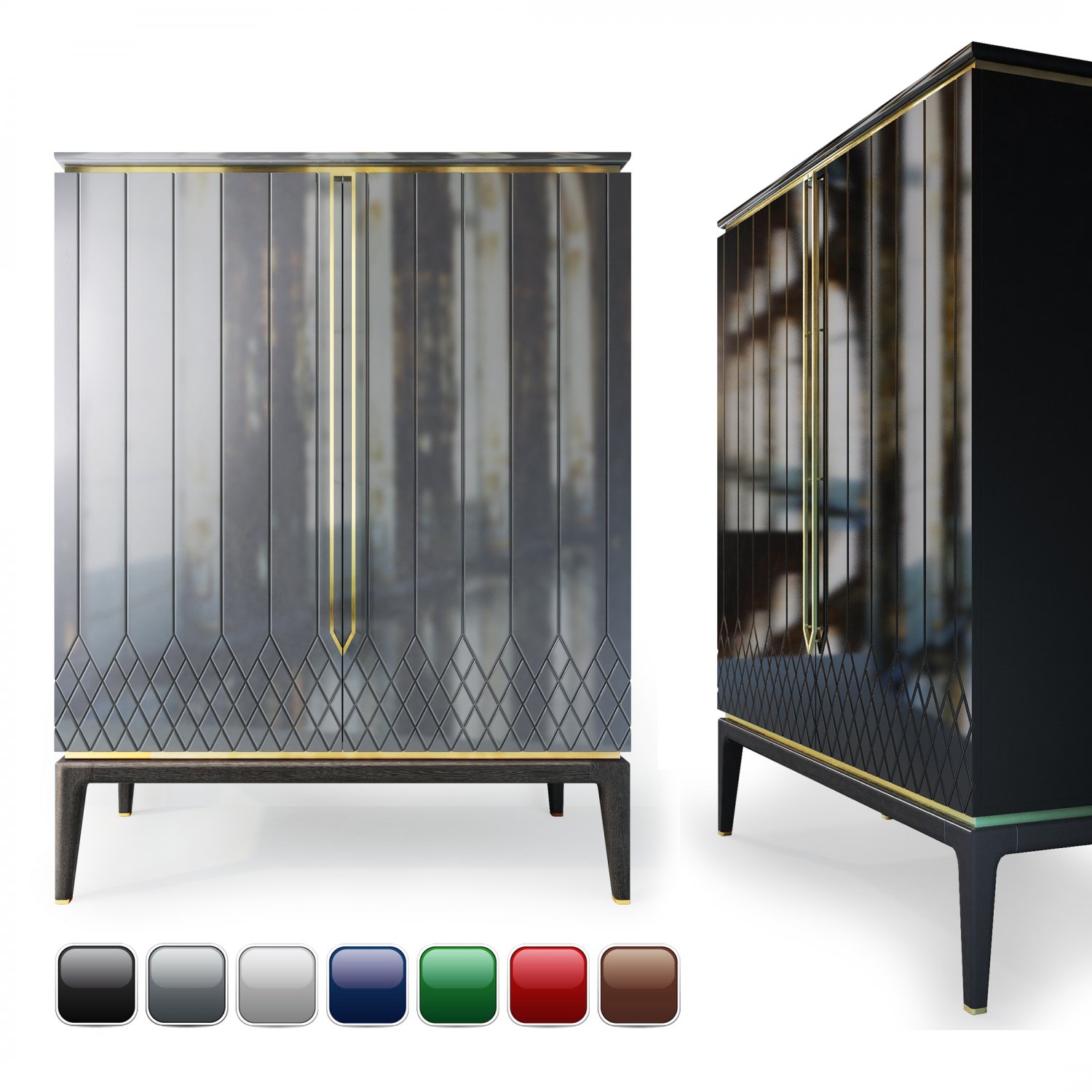 Wardrobe Bairo Cabinet By Ambicioni 3d Model In Bedroom 3dexport