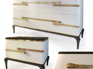 meja rias dilan oleh ar arredamenti Model 3D