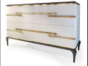 dresser bedside table dilan by ar arredamenti Modèle 3D
