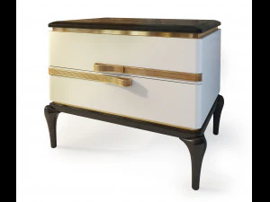 dresser bedside table dilan by ar arredamenti 3D Model