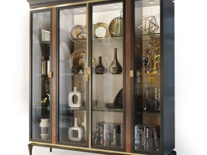 cabinet showcase dilan by ar arredamenti 3D Model