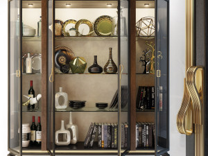 cabinet showcase dilan by ar arredamenti 3D Model