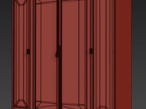cabinet showcase dilan by ar arredamenti 3D Model