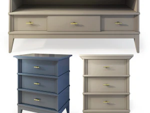 mesa de cabeceira manhattan tvstand by Wonderwood Modelo 3D